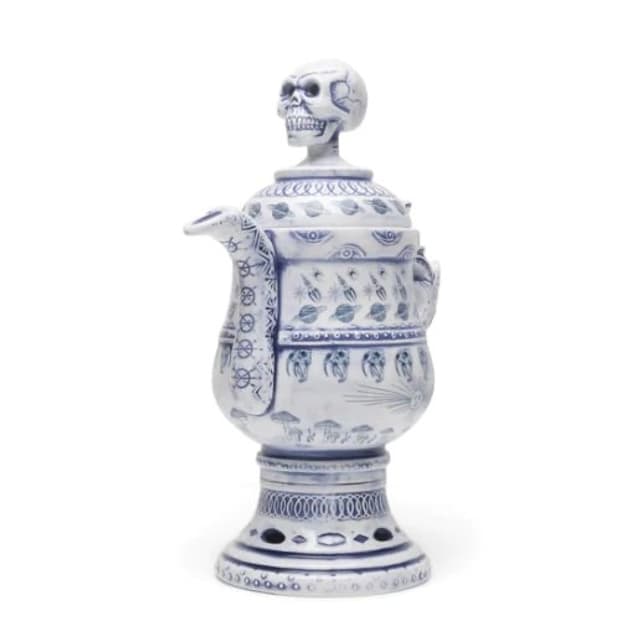 네이버후드 x 닥터 우 미트 스컬 헤드 인센스 챔버 블루