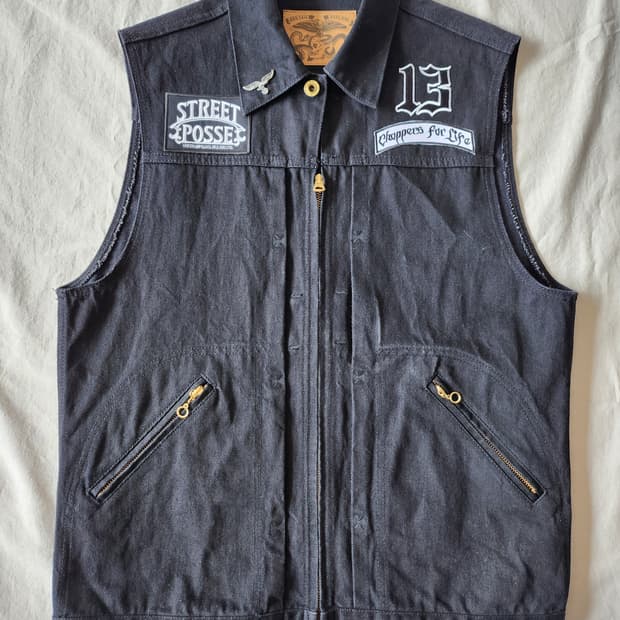 Vise clothing 24_Cross Denim Vest 5th