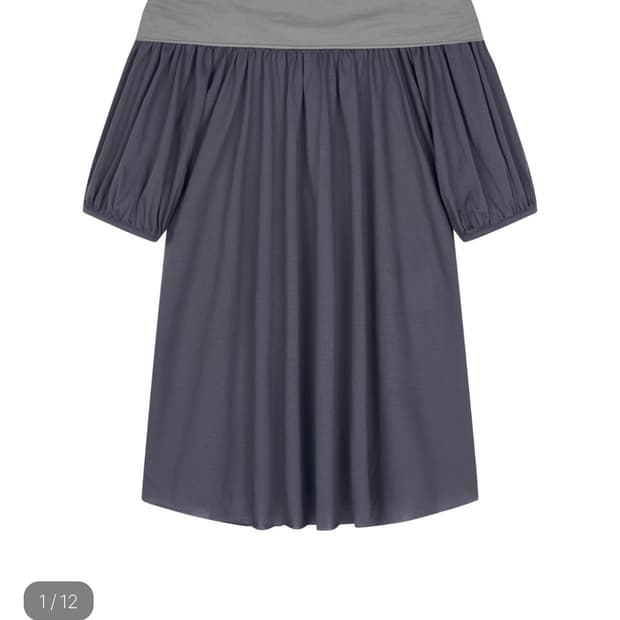 Amorshaee 백 리본 탑 그레이