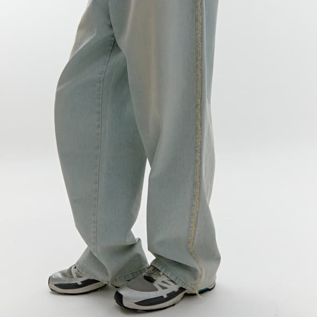 소프트서울 데미지 데님 팬츠