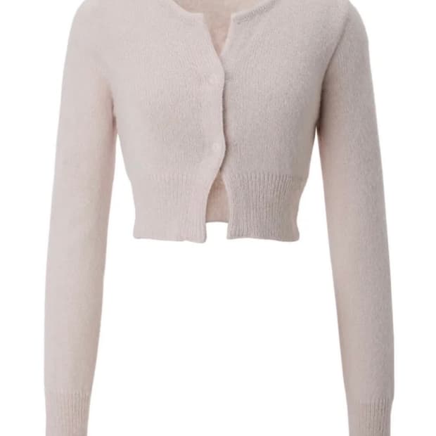 쓰리타임즈 모헤어 가디건 / 핑크