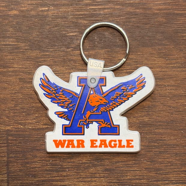 80’s Auburn University 빈티지 pvc키링
