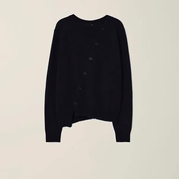 EE 누마레 투웨이 가디건 블랙