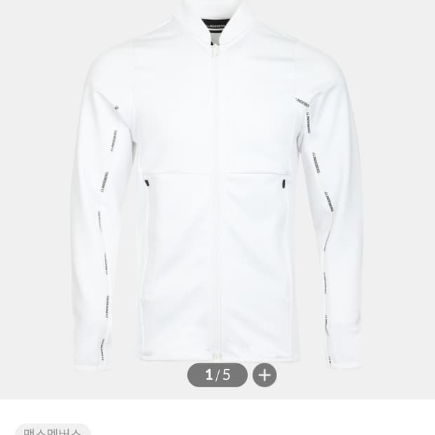 L) 제이린드버그 신형 23FW 차르 골프 미드 레이어 집업 자켓 화이트