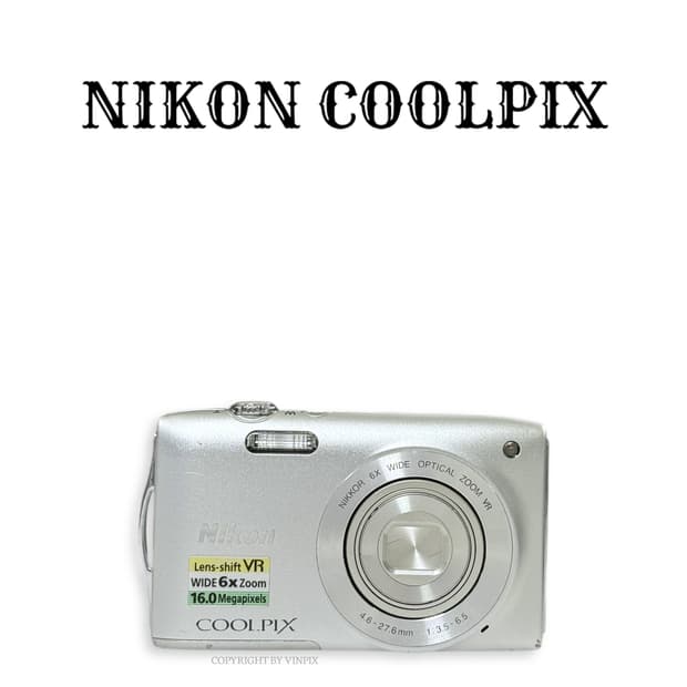 |소프트포커스🩶| 니콘 쿨픽스 s3300 빈티지 디지털 카메라 디카