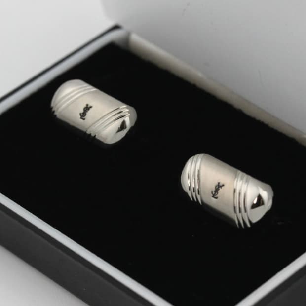 입생로랑 A-등급 남자 명품 커프스 빈티지