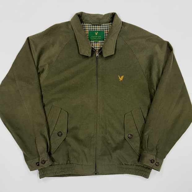 라일앤스콧 카키 봄버자켓