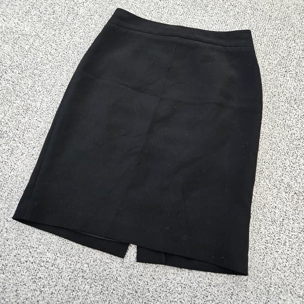 [67-88] 잇 미샤 여성 블랙 A라인 미디스커트 0102YH1