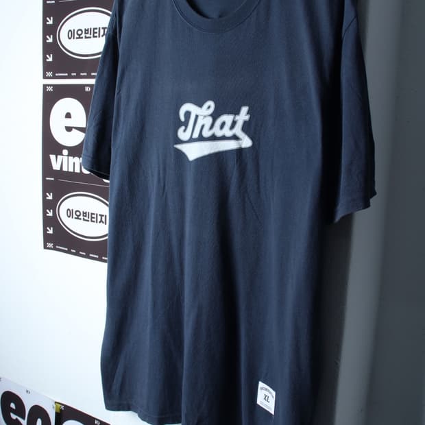 (XL-2XL) 디스이즈네버댓 반팔 티셔츠 빅사이즈 네이비-H34778