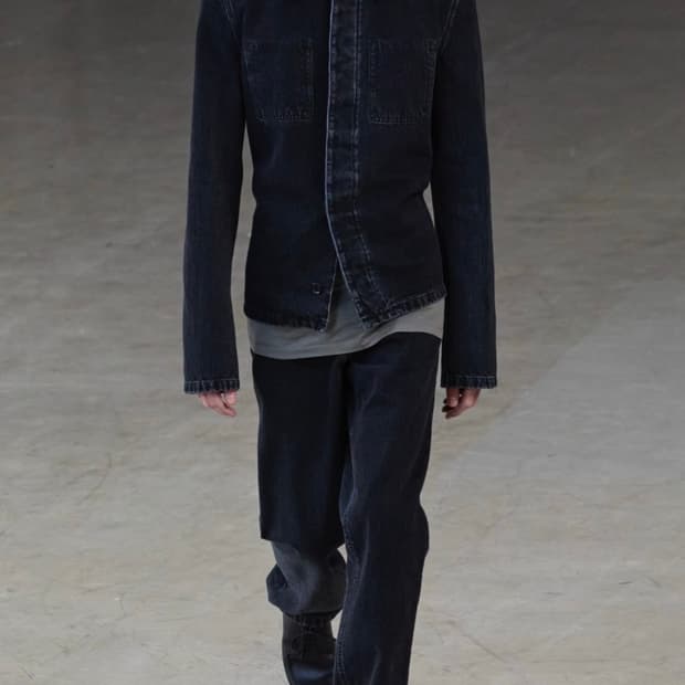 RIER DENIM TROUSERS ANTHRACITE