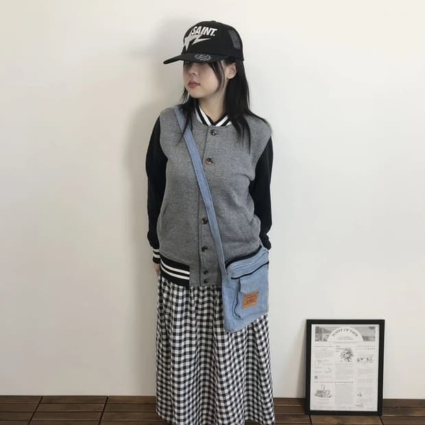 Back Number Varsity Sweat Jacket