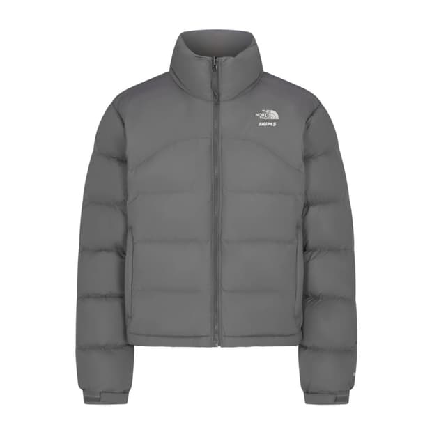 (W) 노스페이스 x 스킴스 2000 레트로 눕시 자켓 SK 건메탈