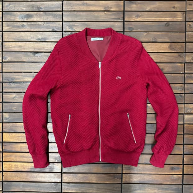 라코스테 블루종 타입 니트 집업 (S)  