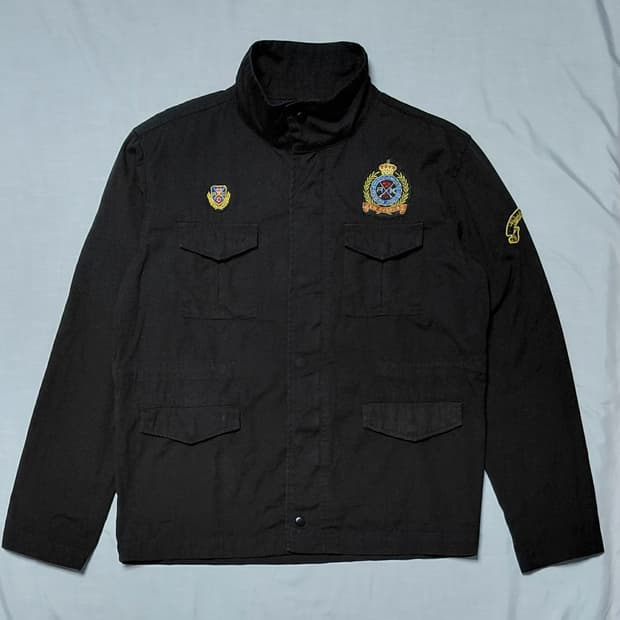 [XL/무료배송] RUSS-K 일본 빈티지 M-65 패치 필드 자켓