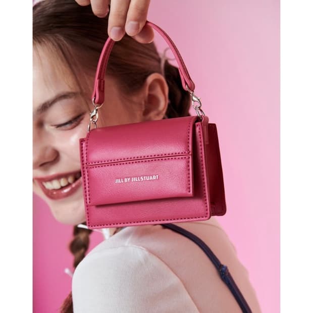 질바이질스튜어트 미니 체인크로스백-마젠타