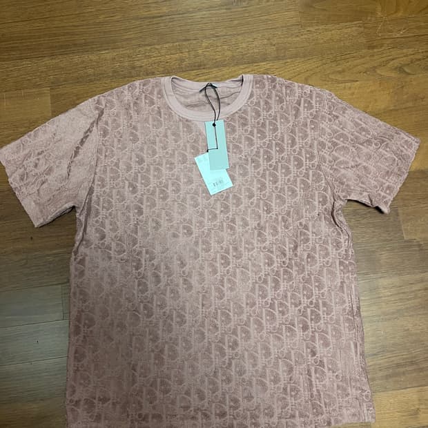 디올 오블리크 테리 반팔 XXL