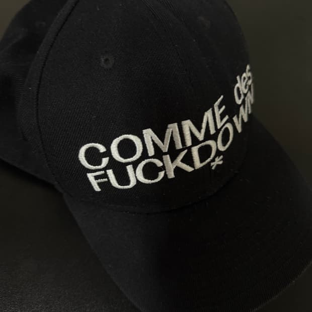 Comme des fuckdown 꼼데퍽다운 스냅백 캡