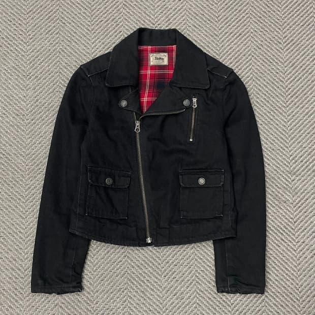 폴로 랄프로렌 코튼 크롭 라이더 자켓 v0097