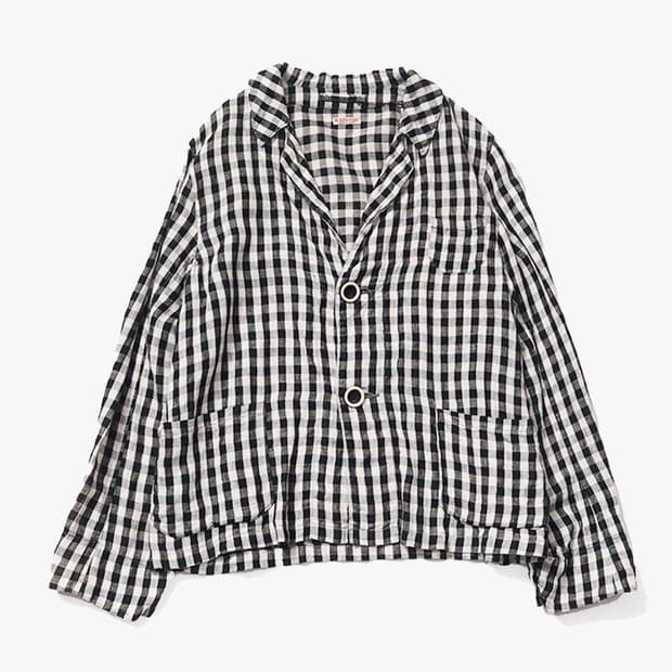 KAPITAL - LINEN CHECK JACKET