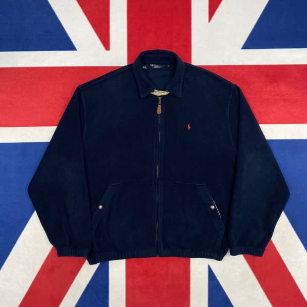 폴로 플리스 스윙톱자켓 L
