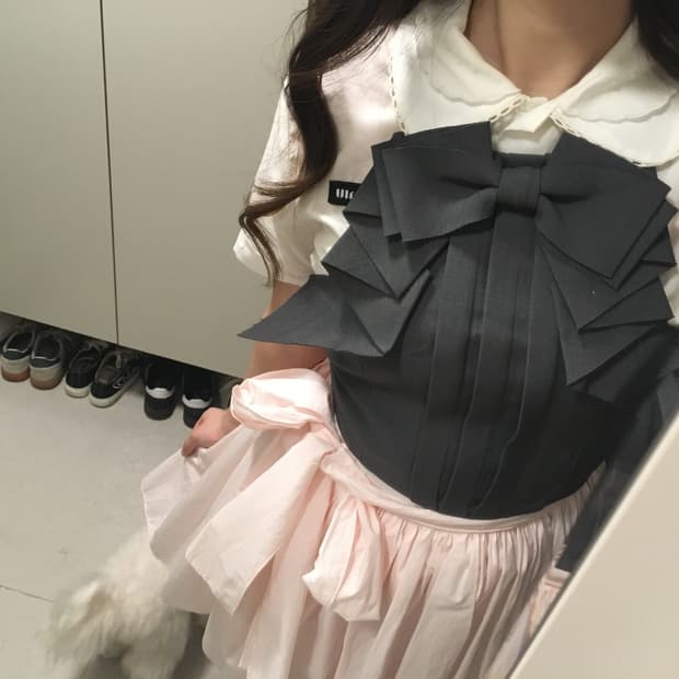 미우미우 핑크 치마