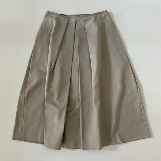 질샌더 a라인 미디 스커트 