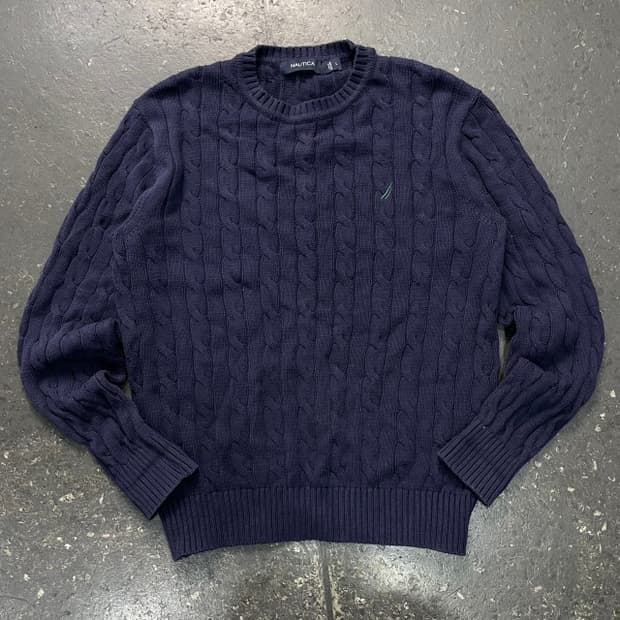 100 노티카 꽈배기 니트 