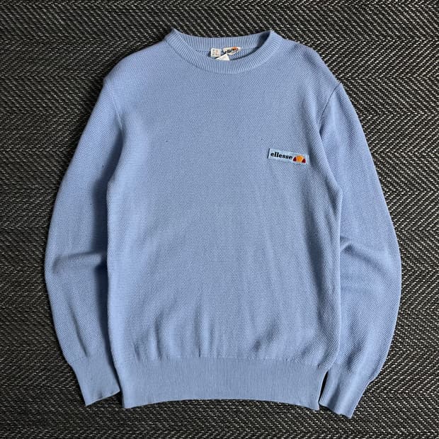 00s 엘레쎄 올드스쿨 미니멀 와플 니트o 2849