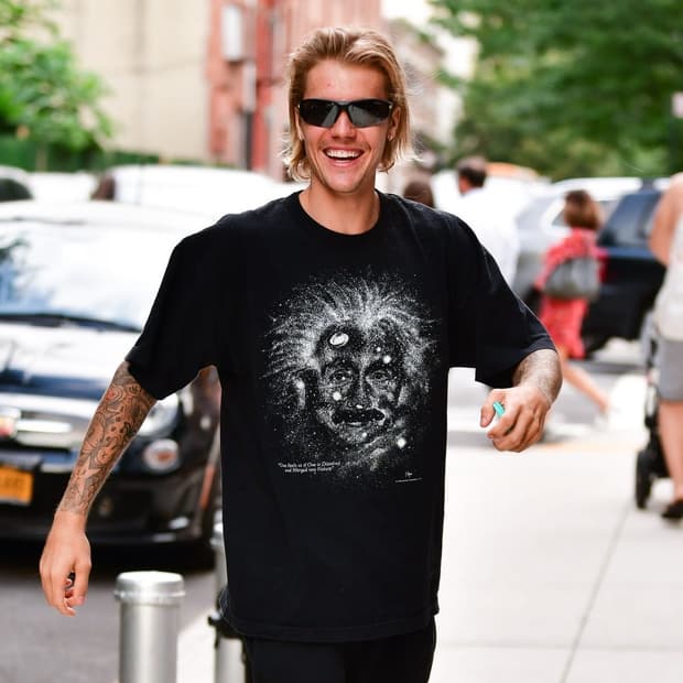 90s 빈티지 아인슈타인 티셔츠 made in usa