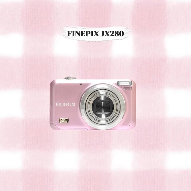 후지필름 파인픽스 JX280 베이비핑크 빈티지디카