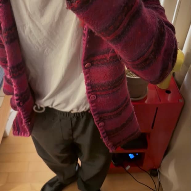 꼼데가르송 옴므플러스 99aw 가디건