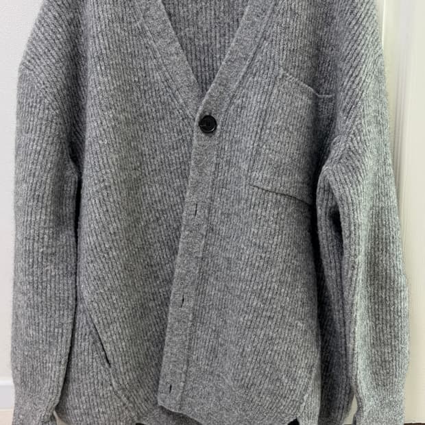 시스템옴므 모해어 가디건 그레이