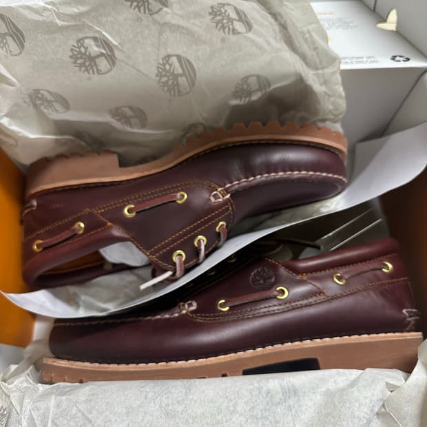 팀버랜드 어센틱 3 아이 클래식 러그 버건디 