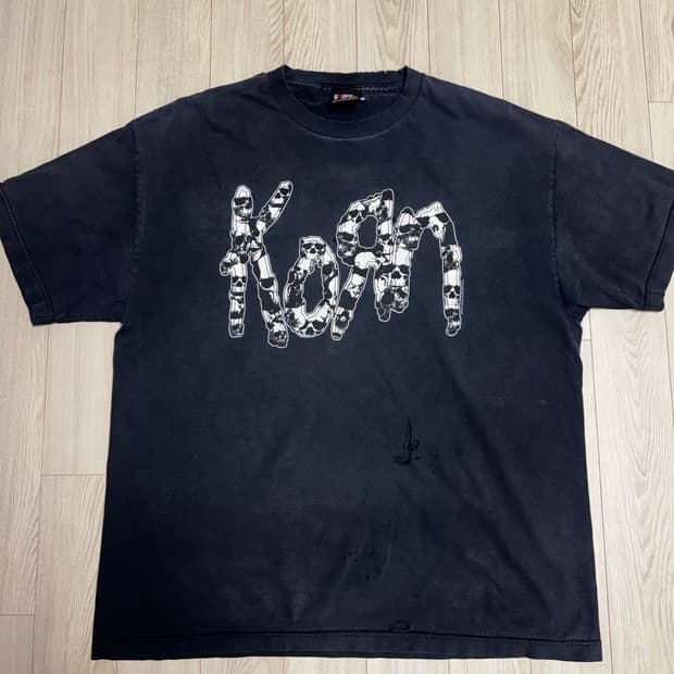 빈티지 korn 콘 티셔츠