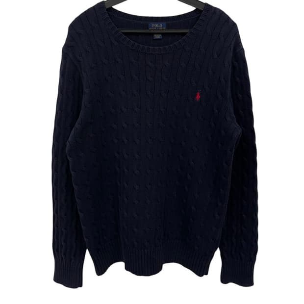 폴로랄프로렌 울 케이블 니트