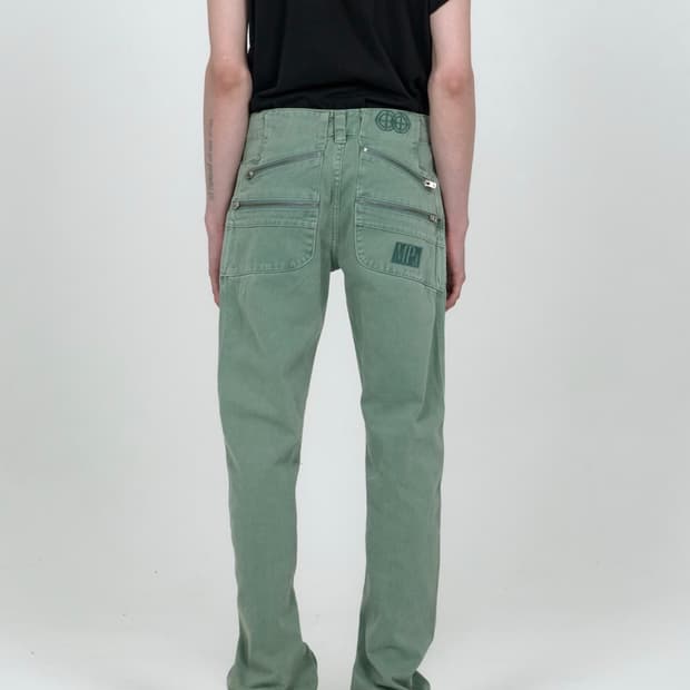 플라스틱 프로덕트 MPa SPLIT POCKET PANTS 에메랄드 s