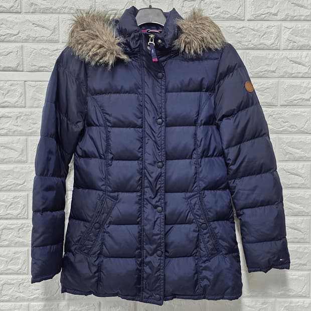 택포// 타미힐피거 네이비 패딩 S