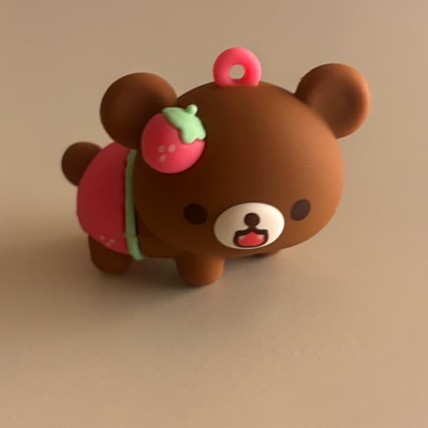 이디야 리락쿠마 네발 차이로이코구마 마그넷 키링