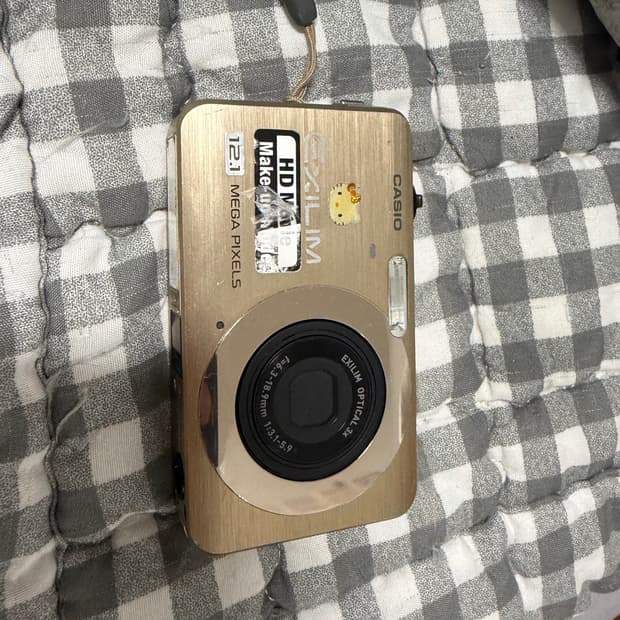 카시오 엑슬림 EX-Z90 디카 골드 (작례 O)