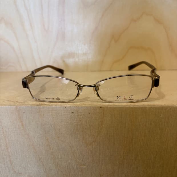 MIJ 골드 메탈 안경