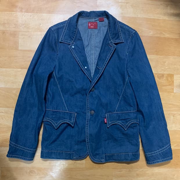 LEVIS TYPE 1 리바이스 타입원 00'S 크러시트 워시 데님 재킷