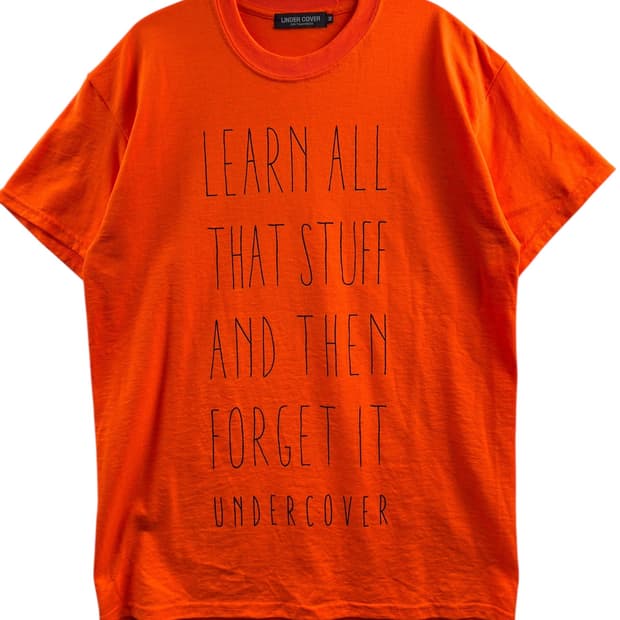 언더커버 준 타카하시 OVERSIZE TEE1317