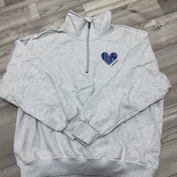 시엔느 후드티 맨투맨 하프지퍼