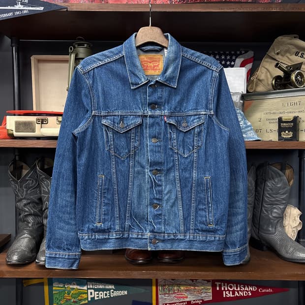 리바이스 빈티지 페이딩 72334 타입3 트러커 데님자켓 N920