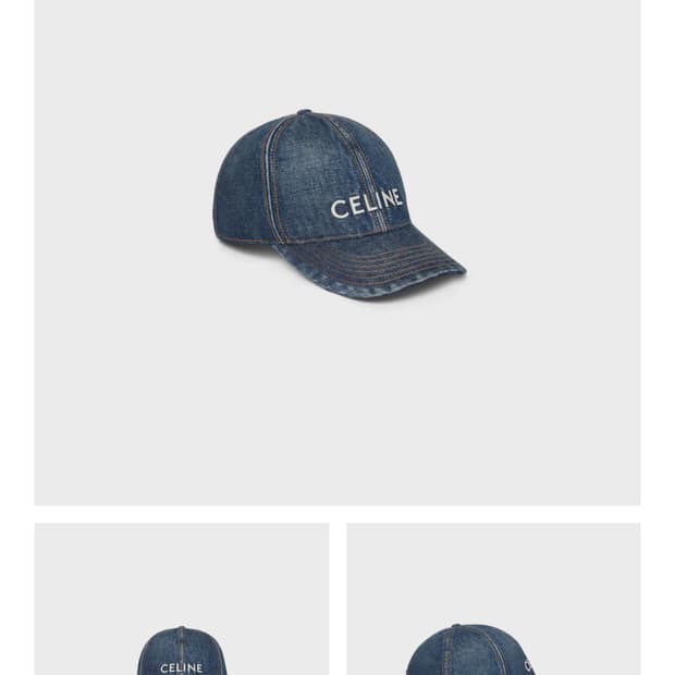 셀린느 데님 볼캡 라지 대두 롯데 백화점구입