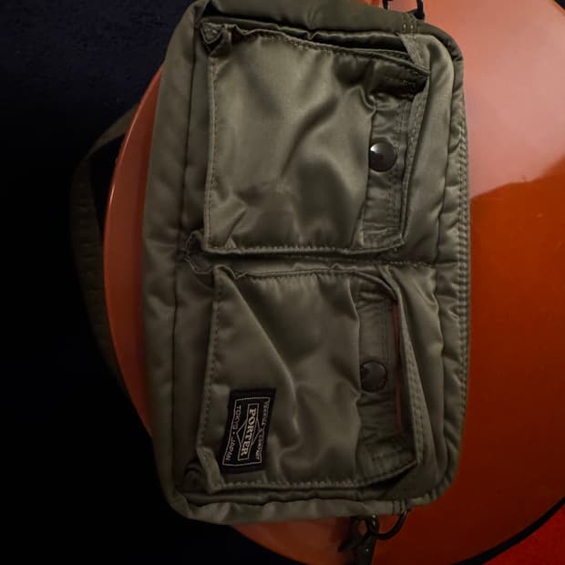 포터 탱커 숄더백 세이지 그린