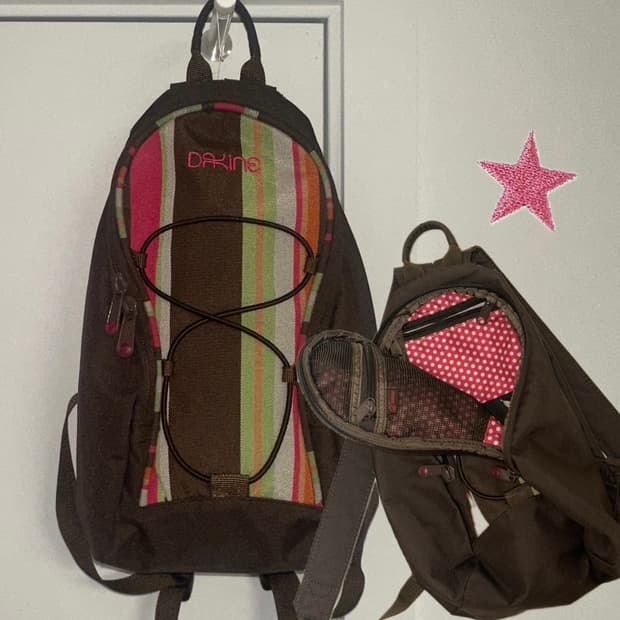 Dakine 스트라이프 도트 미니 백팩