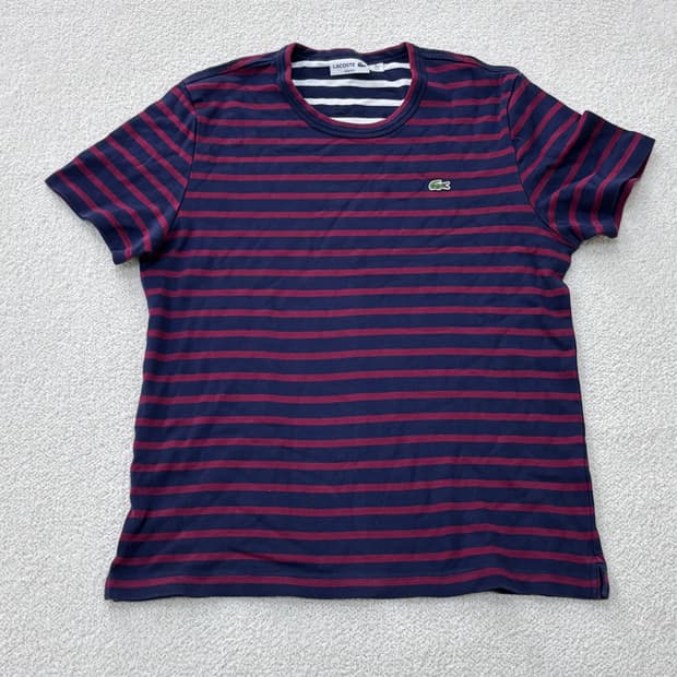 L 라코스테 슬림핏 반팔 티셔츠 0305E