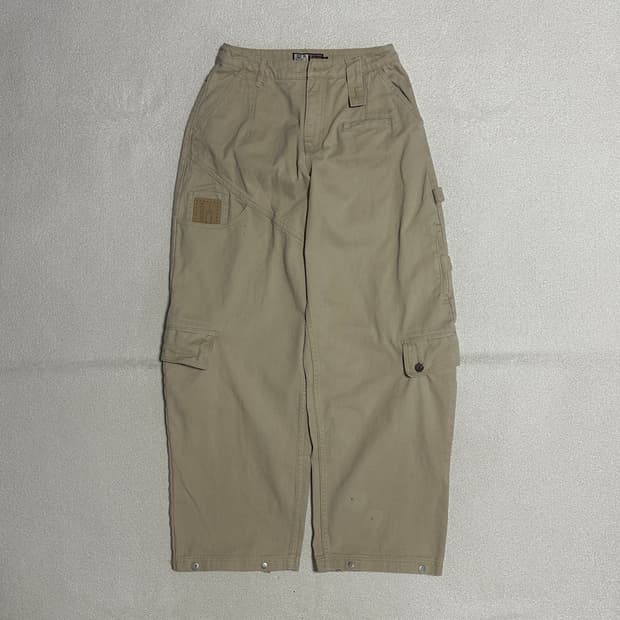 루저스클럽 멀티 카고포켓 와이드 면팬츠