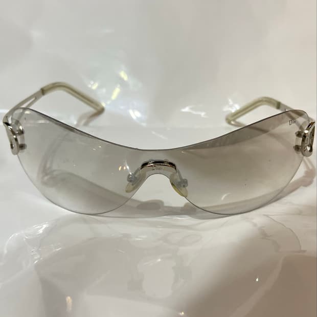 00s Christian Dior 디올 빈티지 Y2K 쉴드 무테 선글라스